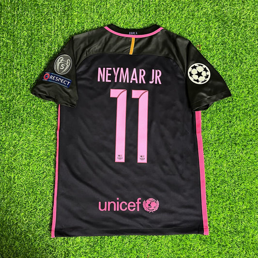Neymar Jr Barcelona 14/15 Retro Pink Printing Jersey Maillot Trikot Maglia