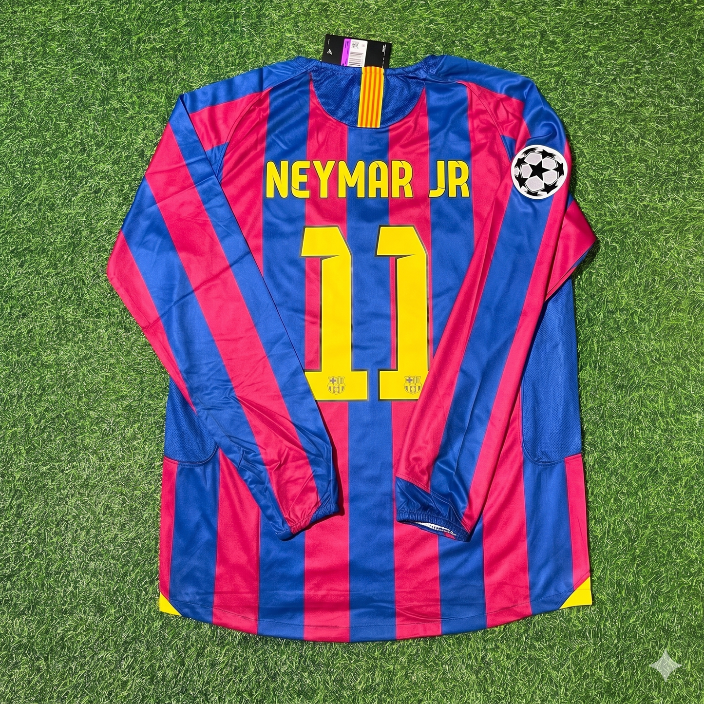 Barcelona Neymar Jr Retro Football Jersey
