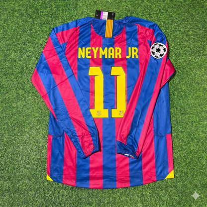 Barcelona Neymar Jr Retro Football Jersey