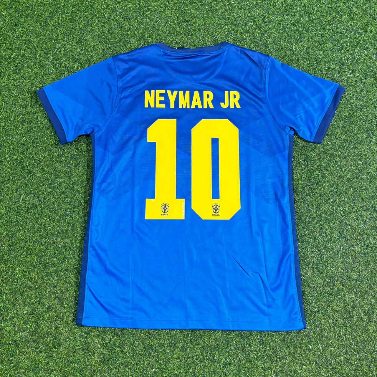 Brazil Neymar Jr 2021 Copa America Blue Football Jersey