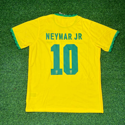 Brazil Neymar Jr 2021 Copa America Home Football Jersey