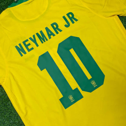 Brazil Neymar Jr 2021 Copa America Home Football Jersey