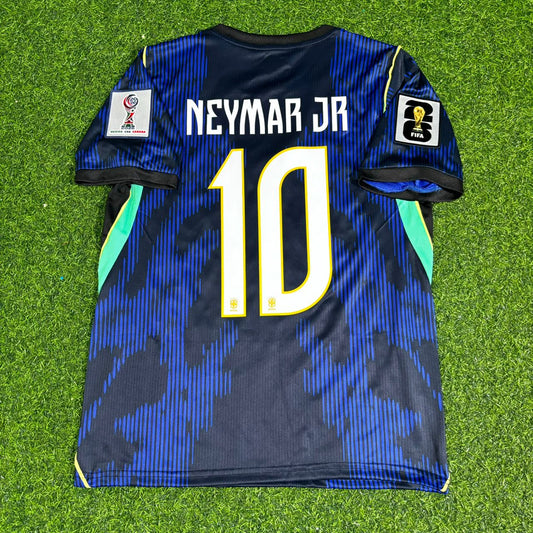 Brazil World Cup 2026 Neymar Jr Blue Away Football Jersey