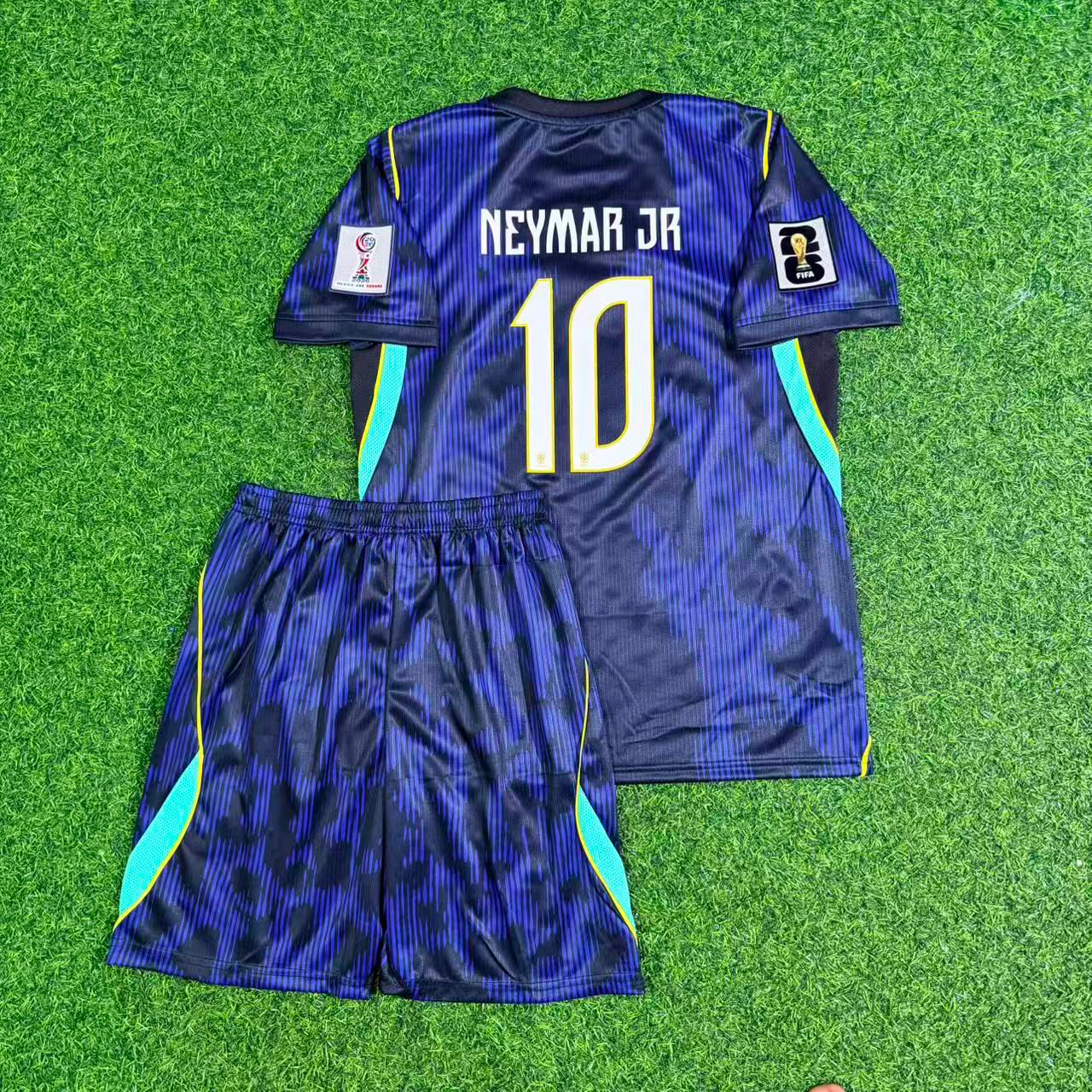 Brazil World Cup 2026 Neymar Jr Kids Football Jersey