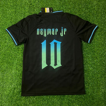 Neymar Jr Brazil Retro Football Jersey Trikot Maglia