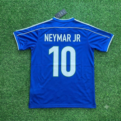 Brazil Neymar Jr. Retro Football Jersey