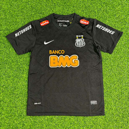 Santos Neymar Jr 2009-2013 Black Kids Retro Football Jersey