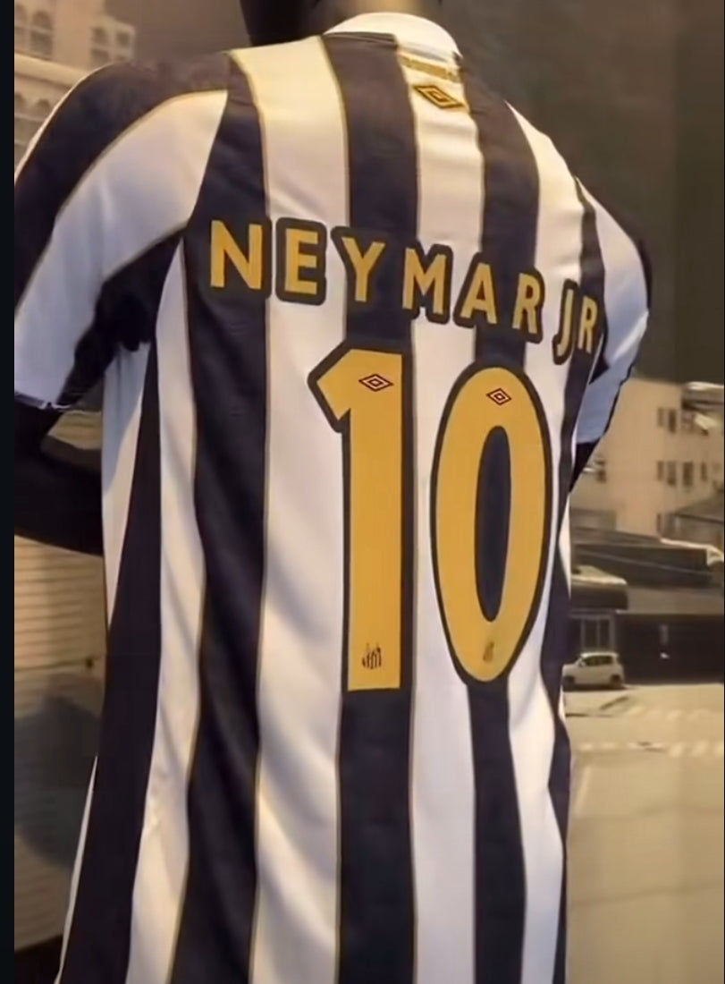 Neymar JR Santos Stripe Football Jersey Kit