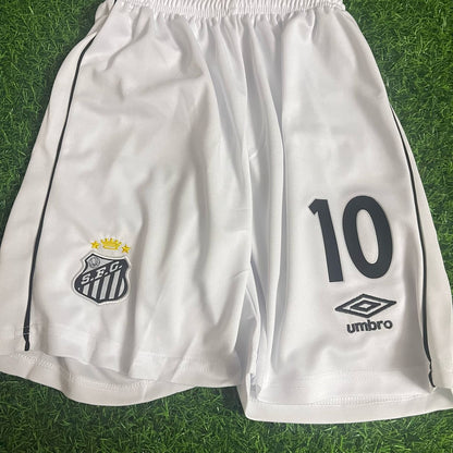 Santos Neymar Jr without Sponsor Kids Kit Jersey KinderTrikot Enfant Maillot Soccer Shirt