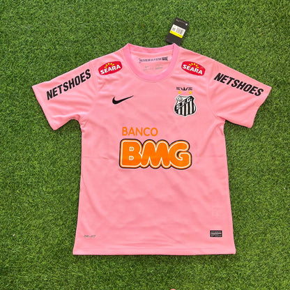 Santos FC Neymar Jr Pink Retro Football Jersey Kit