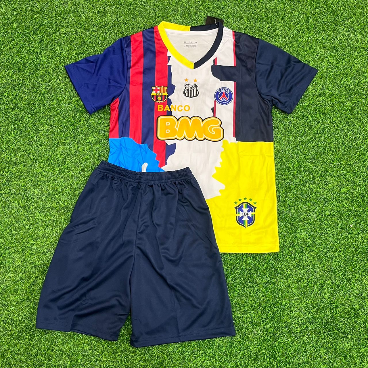 Neymar JR 11 Combo All Teams Special Kids Jersey KinderTrikot Maillot Enfant Soccer Shirt Kit