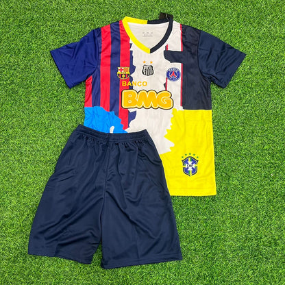Neymar JR 11 Combo All Teams Special Kids Jersey KinderTrikot Maillot Enfant Soccer Shirt Kit
