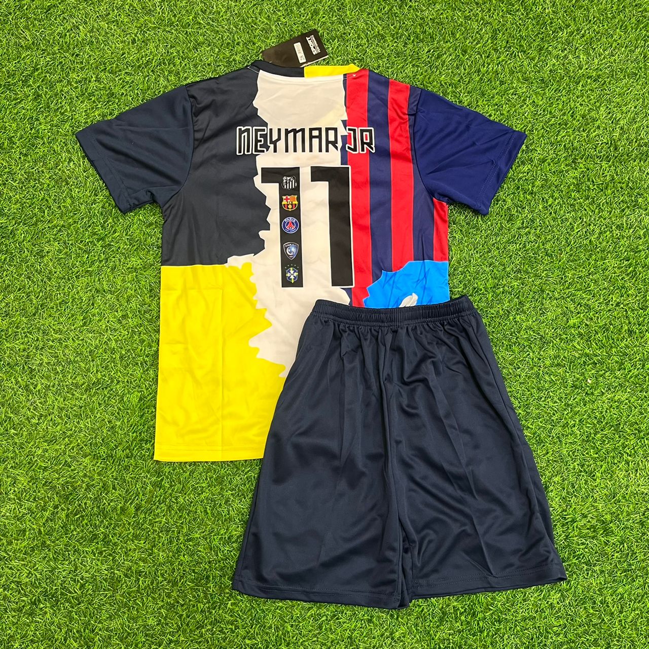 Neymar JR 11 Combo All Teams Special Kids Jersey KinderTrikot Maillot Enfant Soccer Shirt Kit