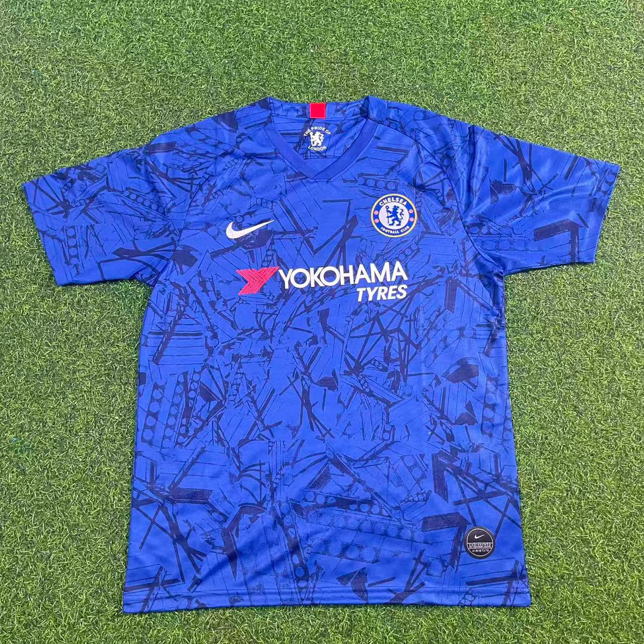 N'golo Kante #7 Chelsea 2019 2020 Blue Retro Football Jersey Kit