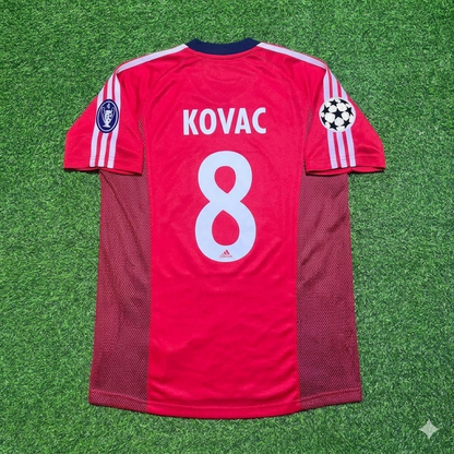 Niko Kovac Bayern München 2002/2003 Season Home Red Retro Football Jersey
