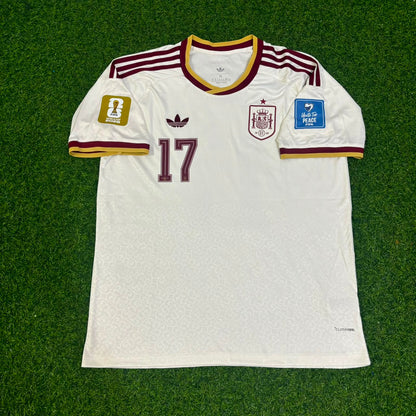 Spain World Cup 2026 Nico Williams Away Football Jersey