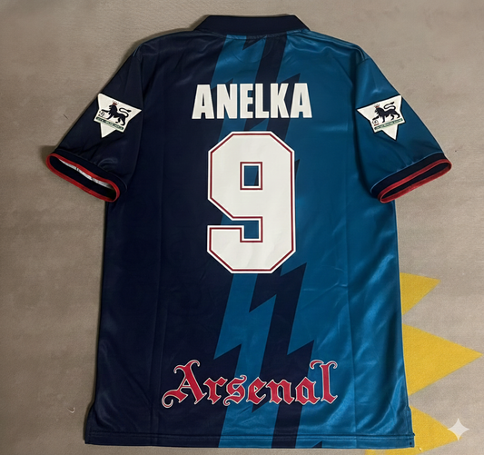 Nicolas Anelka Arsenal Retro 1998 Season Retro Football Jersey