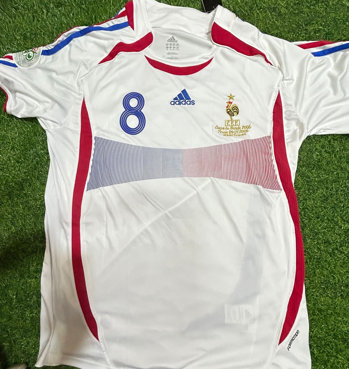France World Cup 2006 Nicolas Anelka Final White Retro Kit