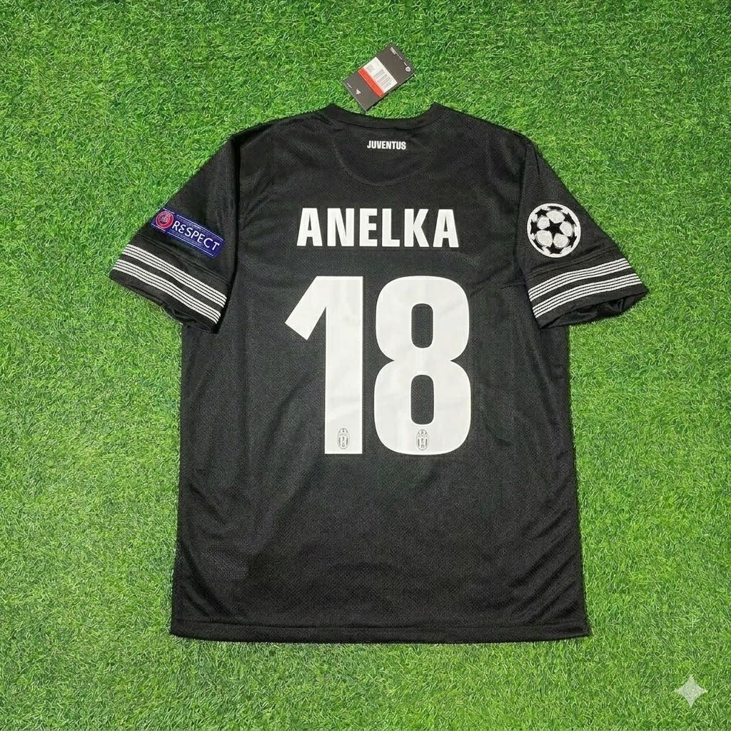 Nicolas Anelka 18- Juventus Home 2012 2013 Season Retro Football Jersey