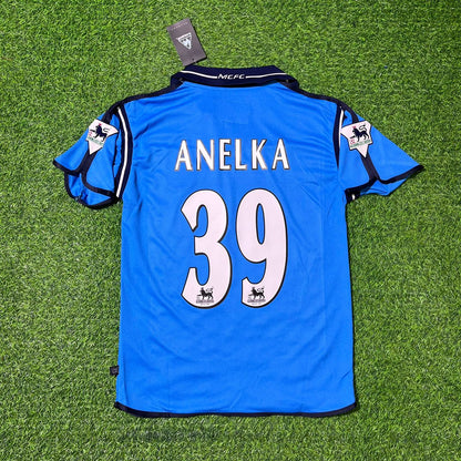 Nicolas Anelka Manchester City 2002 2003 Retro Football Jersey