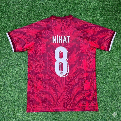 Nihat Kahveci #8 Turkey Legendary Retro Football Jersey Kit