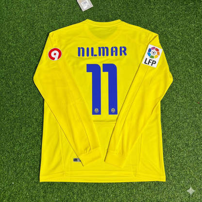 Nilmar 11 Villarreal CF 2008/2009 Long Sleeve Retro Football Jersey Kit