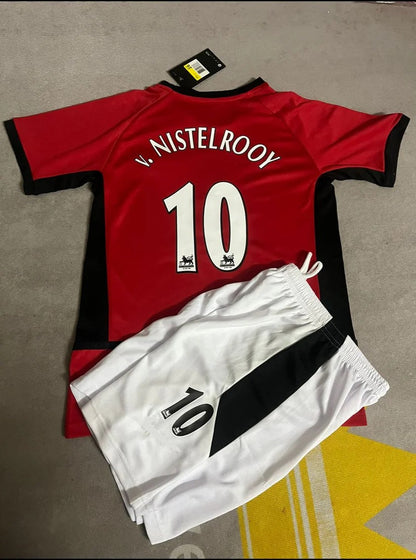 Ruud van Nistelrooy Manchester United Kids Children Home Football Jersey