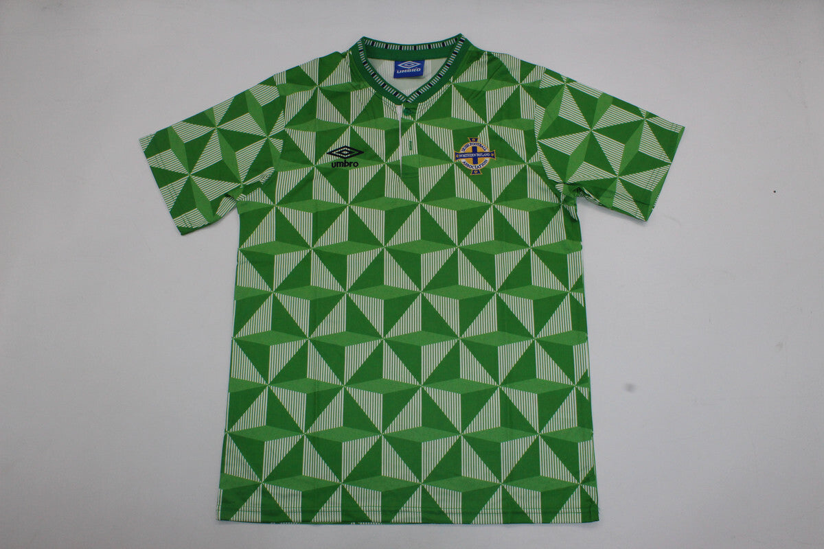 Northern Ireland 1990/1992 Home Retro Football Jersey Kit