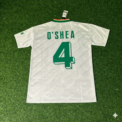 John O'Shea Ireland Season Away Retro Football Jersey Collection