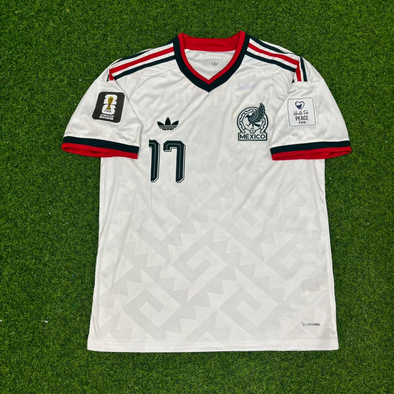 Obrelin Pineda Mexico 2026 World Cup Home Green Football Jersey