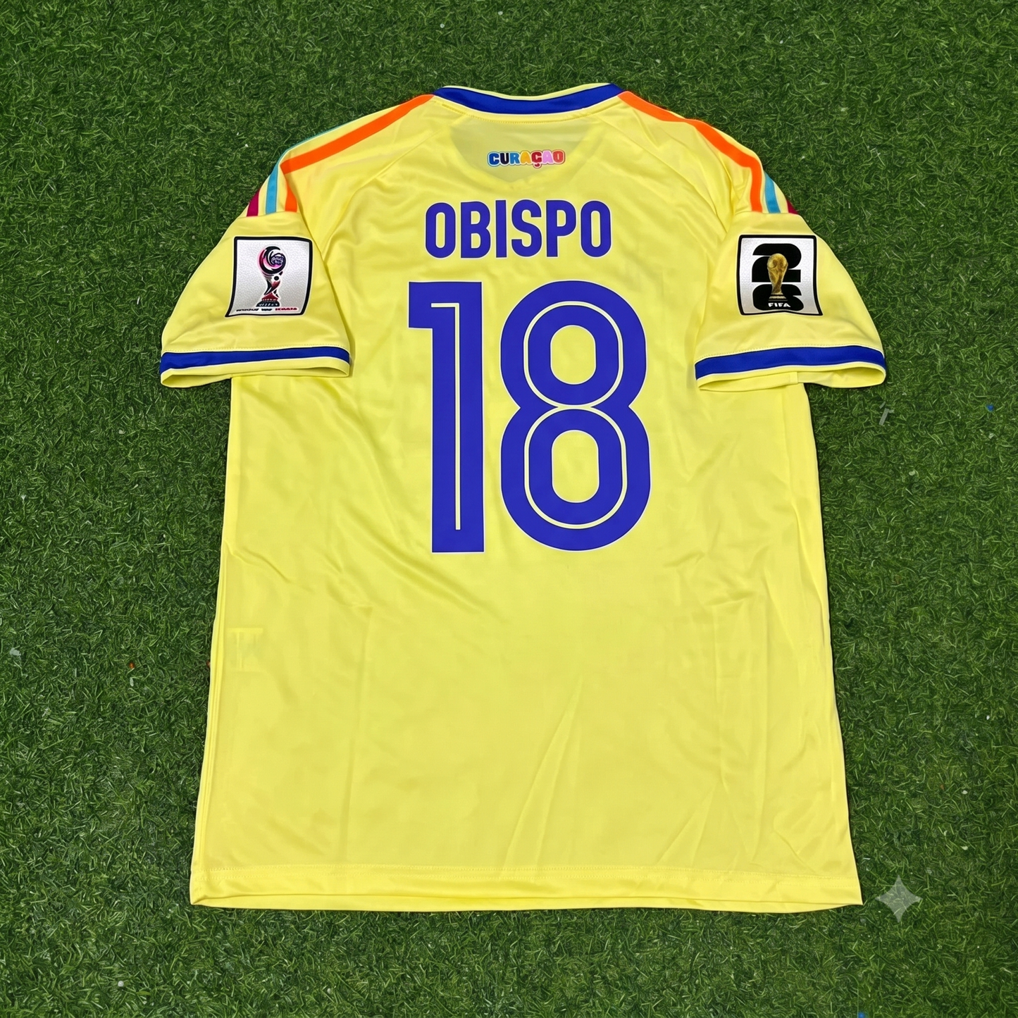 Armando Obispo Curaçao 2026 World Cup Football Jersey