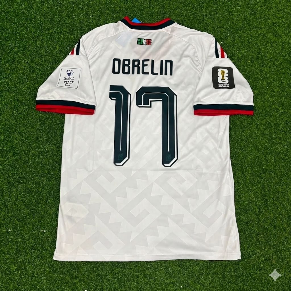 Obrelin Pineda Mexico 2026 World Cup Home Green Football Jersey