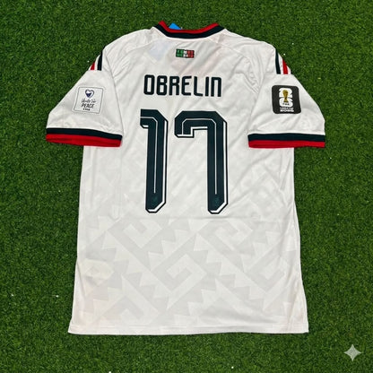Obrelin Pineda Mexico 2026 World Cup Home Green Football Jersey