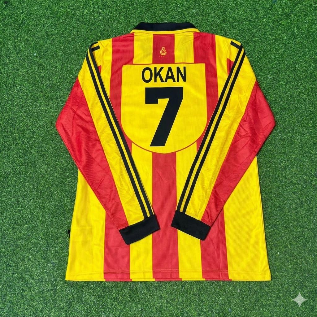 Okan Buruk Galatasaray 1999-2000 Long Sleeve Retro Football Jersey Kit
