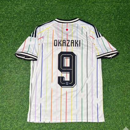 Shinji Okazaki Japan Away White Football Jersey