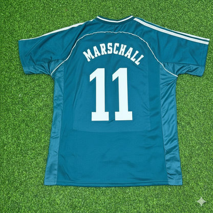 Germany World Cup 1998 Olaf Marschall Away Retro Football Jersey