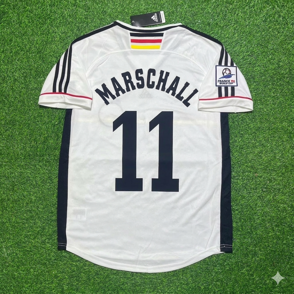 Olaf Marschall Deutschland 1998 World Cup Retro Fußballtrikot