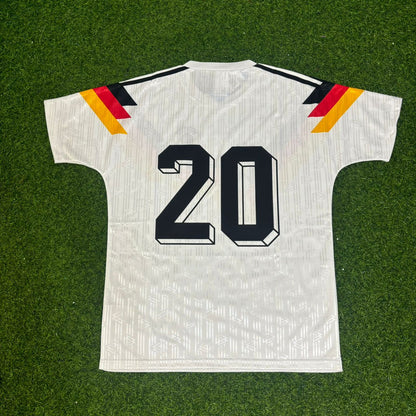 Germany World Cup 1990 Olaf Thon Retro Football Jersey