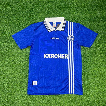 Andreas Müller Schalke 04 1996-1997 Heim Retro Fußballtrikot Jersey