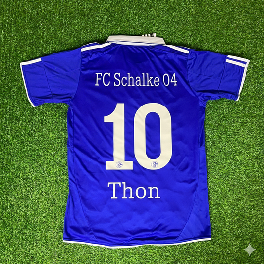 Schalke 04 Olaf Thon Retro Football Jersey