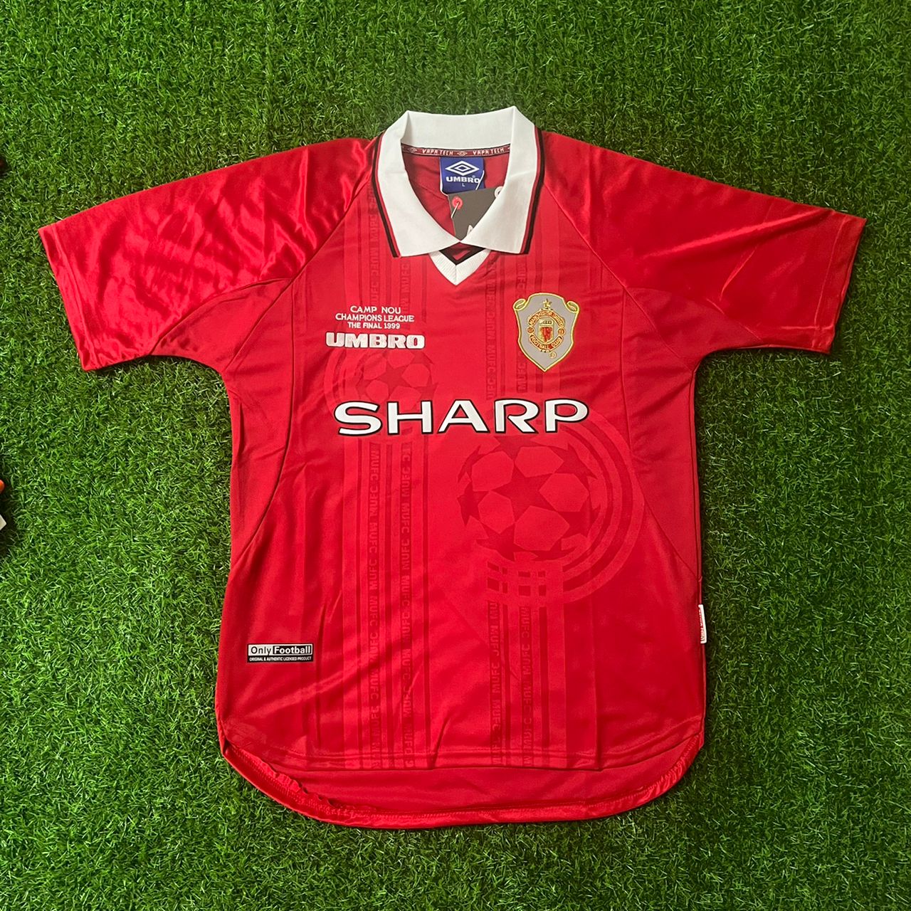 Ole Gunnar Solskjær Manchester United 1999 2000 Retro Retro Jersey Trikot Maillot