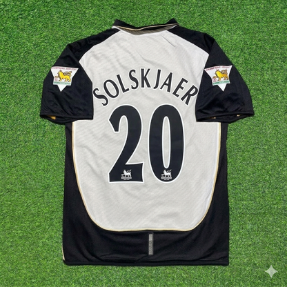 Ole Gunnar Solskjær #20 Manchester United 2001-2002 Reversible Retro Football Jersey