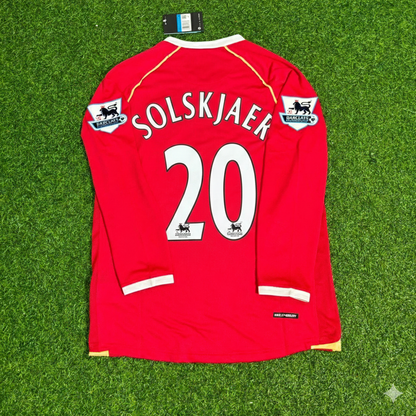 Ole Gunnar Solskjaer Manchester United 2006-2007 Red Football Jersey
