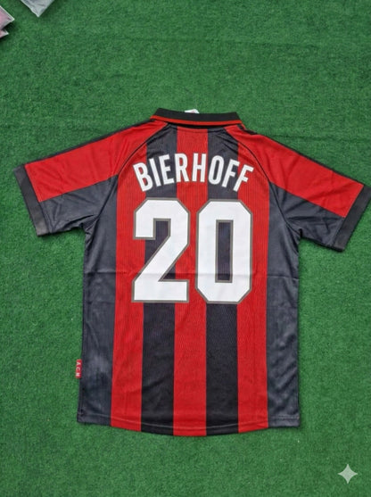 Oliver Bierhoff 20- AC Milan 1999 Retro Football Jersey Kit