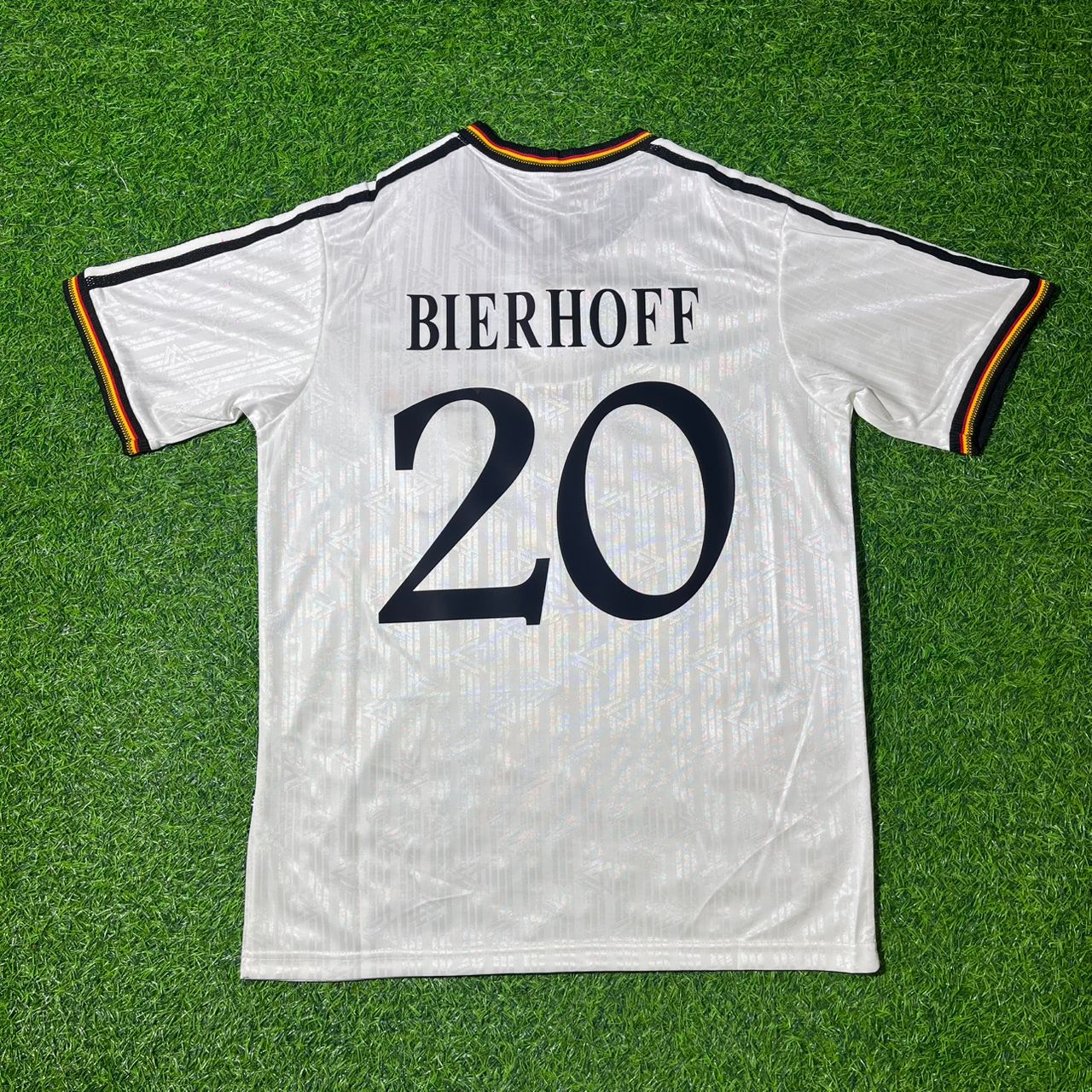 Oliver Bierhoff Deutschland EM 1996 Finale Germany Heim Retro Fußballtrikot Set Jersey