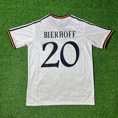 Oliver Bierhoff Deutschland EM 1996 Finale Germany Heim Retro Fußballtrikot Set Jersey