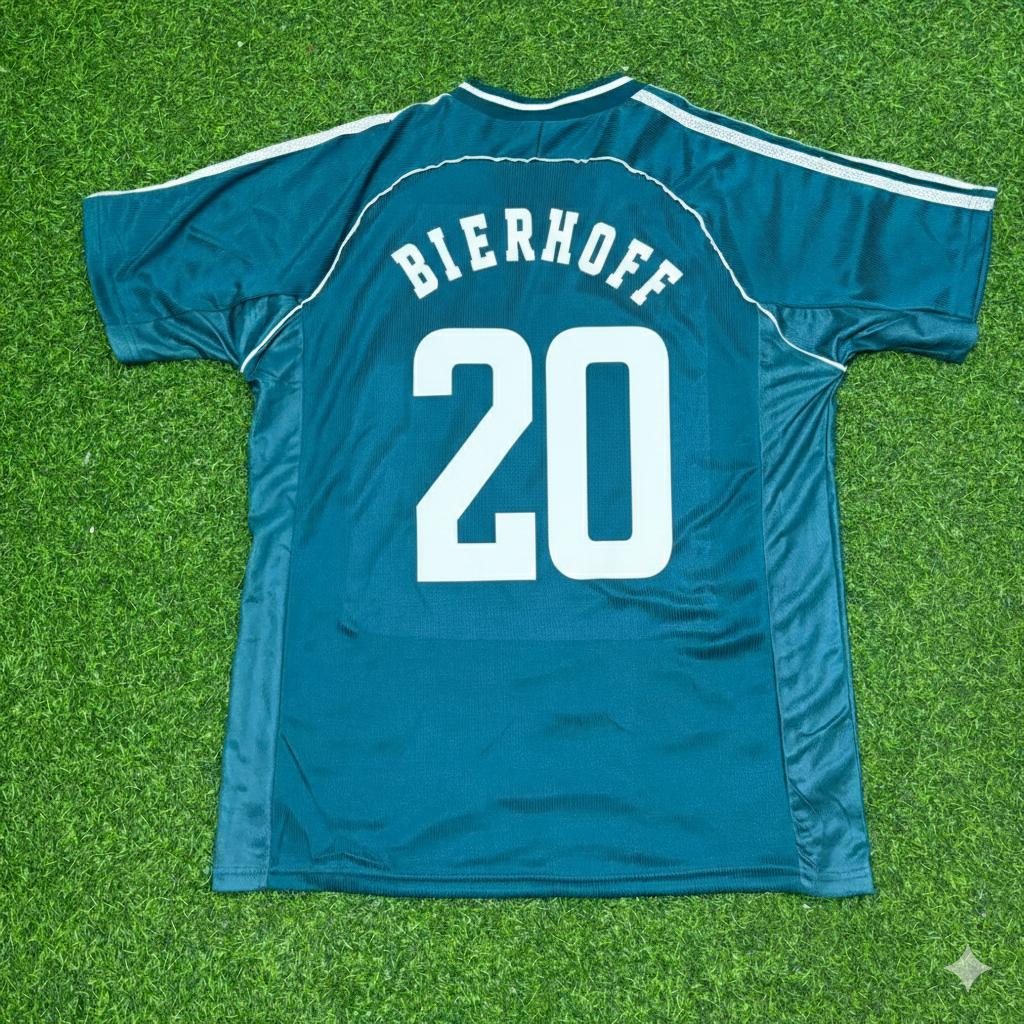 Germany World Cup 1998 Oliver Bierhoff Away Retro Football Jersey