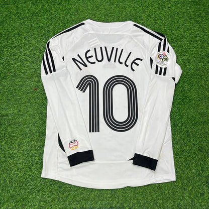 Germany World Cup 2006 Oliver Neuville Long Sleeve White Football Jersey