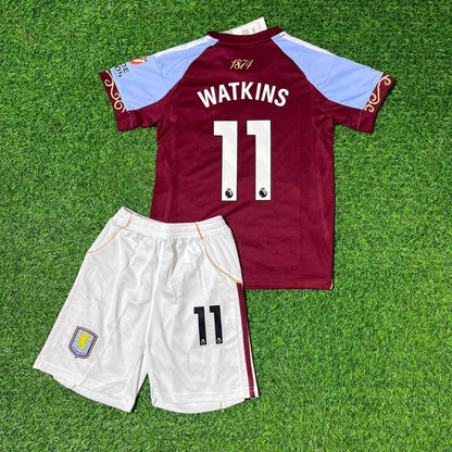 Ollie Watkins 11 Aston Villa 2026 Kids Home Football Jersey