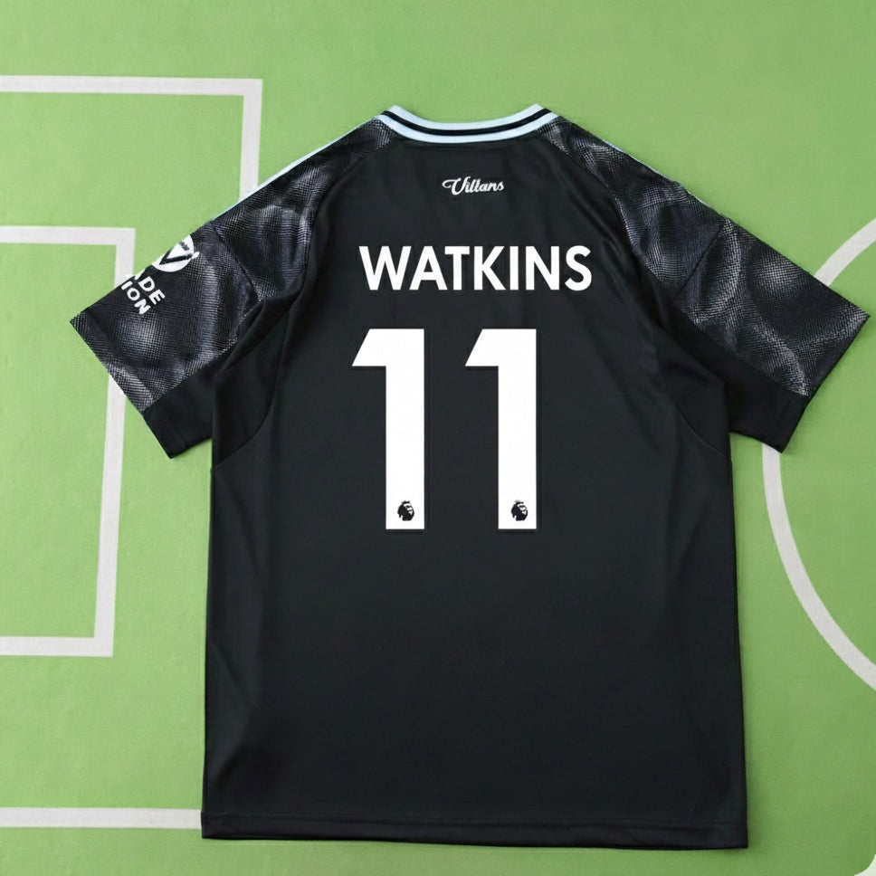 Ollie Watkins 11- Aston Villa 2026 Away Football Jersey